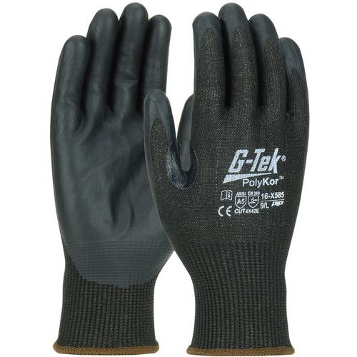 Gants anti-coupure classe E enduction Neofoam avec renfort - G-TEK