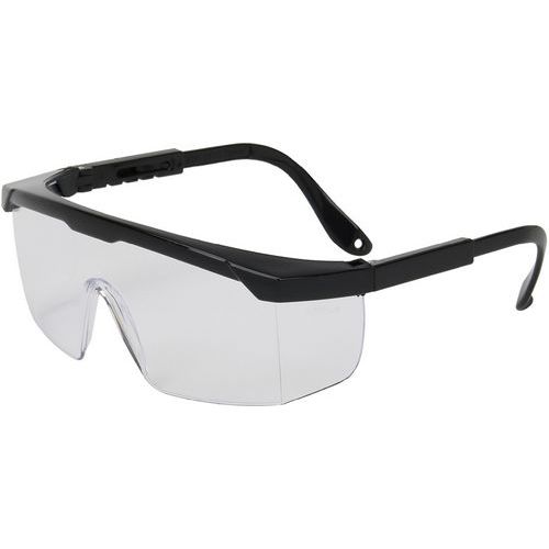 Lunettes de protection Hi-voltage ARC - Verres antirayures polycarbonate noir - Norme EN 166 - Protection oculaire CE