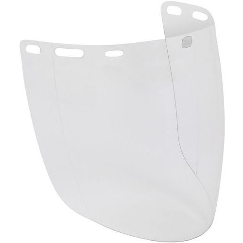 Écran facial polycarbonate moulé transparent - Norme EN 166 - Protection CE