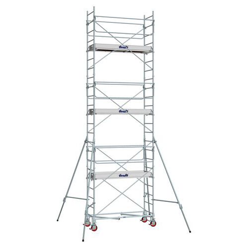 Échafaudage Rollstar205 Garde-corps Hauteur Travail 7m90