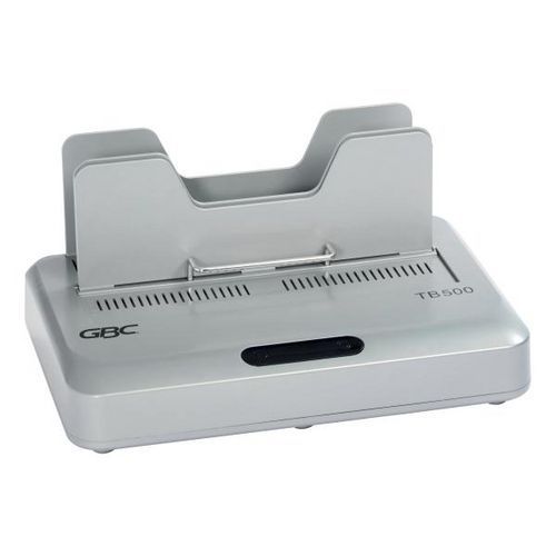 GBC - Thermorelieuse Électrique TB500 - A4 - 500 Feuilles - Anneaux Plastique - Argent