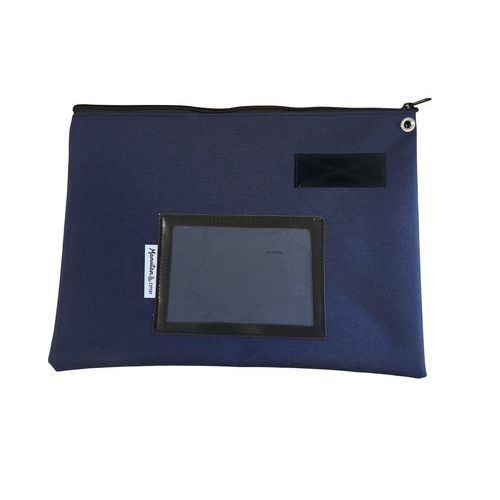 Sac De Liaison Postale Pochette Navette Courrier 40x30 Bleu