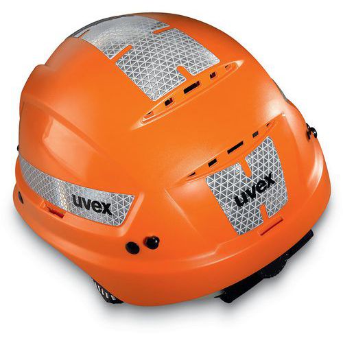 Uvex - Catadioptres Réfléchissants pour Casque Pheos - Gris/Argent