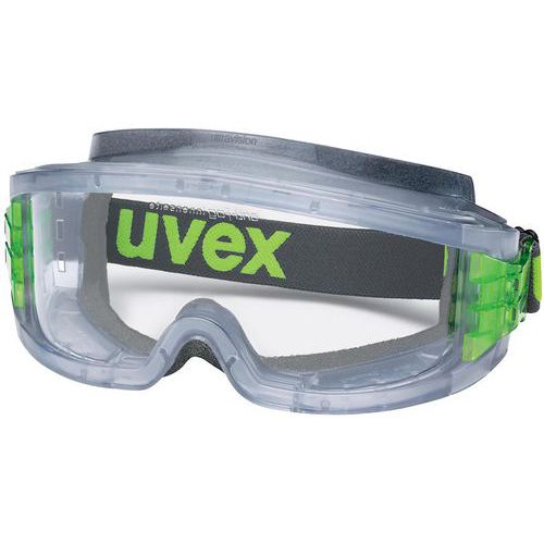 Uvex - Lunettes de protection panoramiques Ultravision - Antibuée, Vert/Gris, PVC, CE