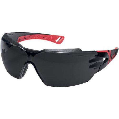 Uvex - Lunettes de protection Pheos CX2 - Rouge/noir - Polycarbonate - 28g