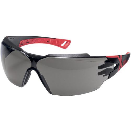 Uvex - Lunettes de protection Pheos CX2 IR-ex 3 - Rouge/noir - Polycarbonate - Confort et sécurité