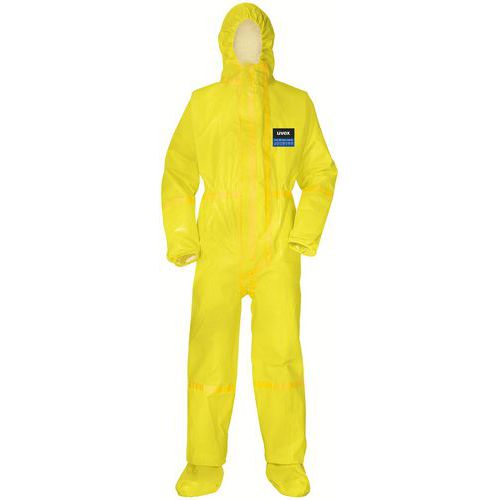 Uvex - Combinaison jetable 3B chem Classic - Jaune - Taille XXL - Protection Corps - Normes EN complètes