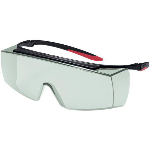 Uvex - Lunettes de protection Super OTG Infrarouge - Polycarbonate - Rouge/noir - EN 166