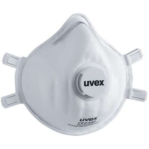 Uvex - Masque FFP3 Silv-Air Classic 2310 - Boîte de 15 - Protection Respiratoire Confortable