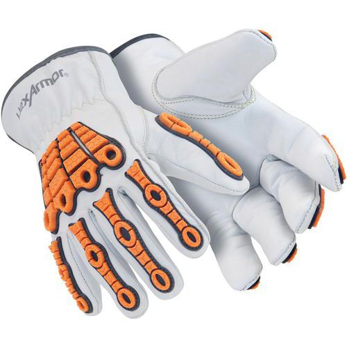 Gants De Manutention De Protection Cuir Anti Coupures Chrome Slt® 4060 - 7