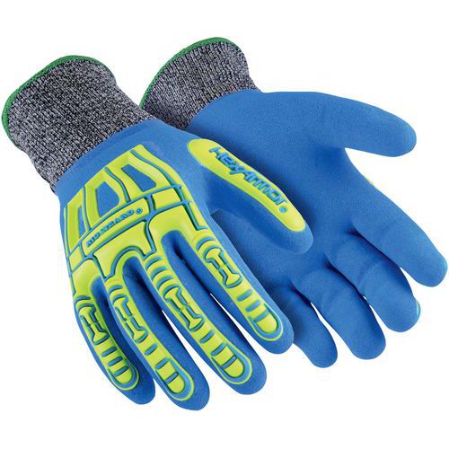Hexarmor - Gants de protection cuir anti coupures Chrome SLT 4062 - Taille 9 - Résistance thermique 250°C