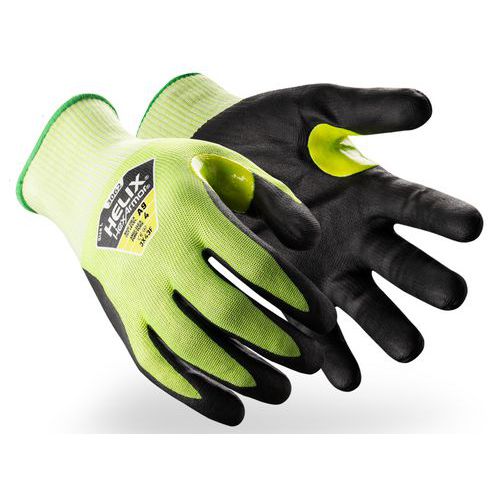 Hexarmor - Gants de protection anti coupures Helix 3062 - Taille 6 - Nitrile - Haute dextérité