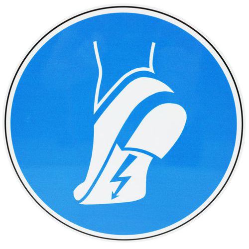 Panneau Port Des Chaussures Antistatiques Aluminium 200 Mm