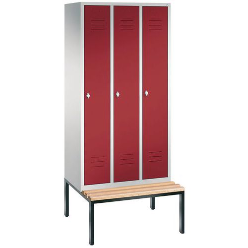 Vestiaire S2000 Classic - Colonne largeur 300mm - Sur banc - CP