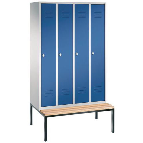 Vestiaire S2000 Classic - Colonne largeur 300mm - Sur banc - CP