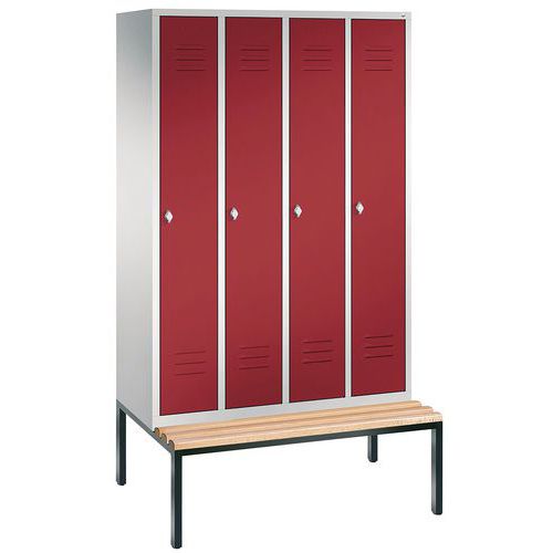 Vestiaire S2000 Classic - Colonne largeur 300mm - Sur banc - CP