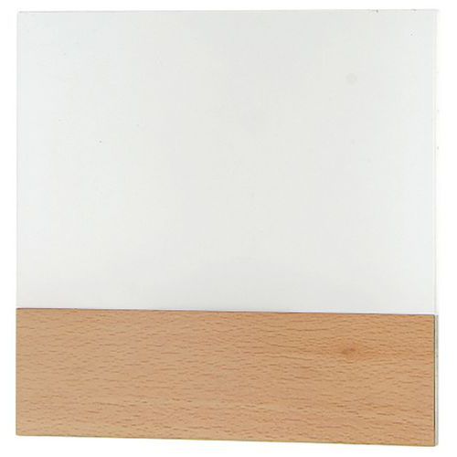 Support signalisation Natura A5 Vertical Hêtre - Panneau Rectangle Intérieur 210x149mm - Idéal Bureau