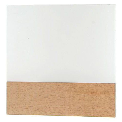 Support signalisation intérieure Natura A5 Hêtre - Rectangle 149x210mm - Idéal pour intérieur