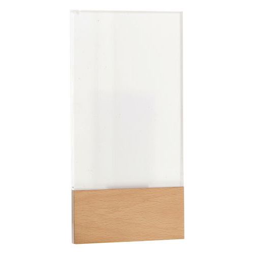 Support signalisation Woody A6 Hêtre Plexiglas Intérieur 105x148mm