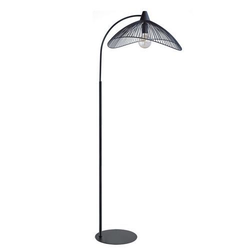 Meet By Paperflow - Lampadaire Kasteli Noir - Fer - 175 cm - 40W LED - Design Moderne