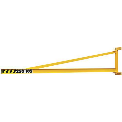 Potence murale à tirant supérieur type ipe 1600kg portée 3m - Huchez