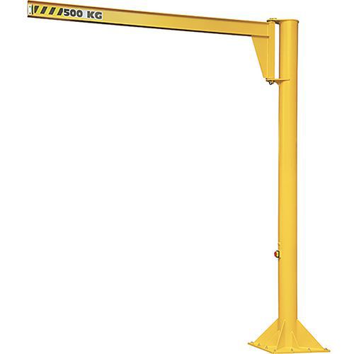 Huchez - Potence sur colonne 1600kg - Portée 2m Hauteur 3m - Rotation 270° - Levage industriel