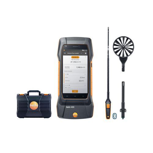 Testo 400 Kit De Mesure Ventilation Avec Sonde À Fil Chaud