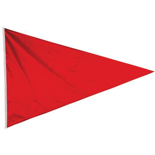 Flamme de baignade zone de danger 75 x 90 cm rouge Polyester - Sécurité et Visibilité