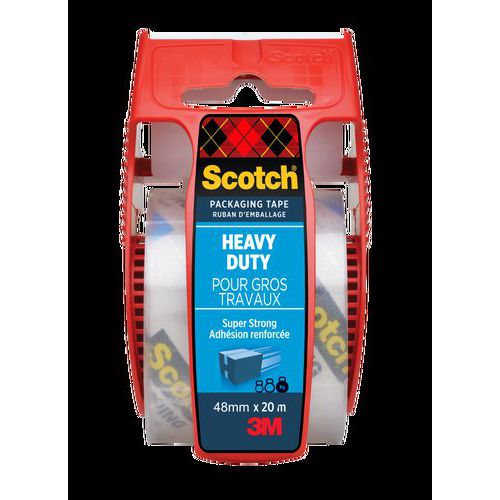 Scotch - Ruban de Renfort pour Livres - 48mm x 20m Transparent - 75 microns - Idéal pour la reliure et la réparation