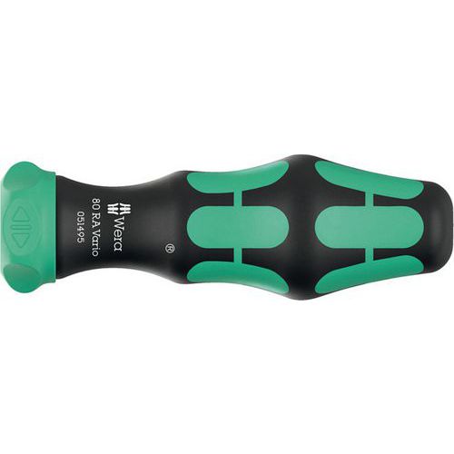 Wera - Tournevis à cliquet Vario 80 RA - 6x115mm - Empreinte 6 pans creux - Outillage à main professionnel