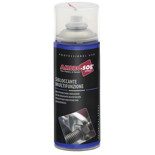 Ambro Sol - Lot de 12 Dégrippants Multifonction 400 ml - Lubrifiant Industriel Efficace