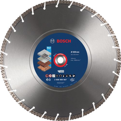 Disque Diamant Multi-materiaux Expert 400x20/25.40x3.3x15mm
