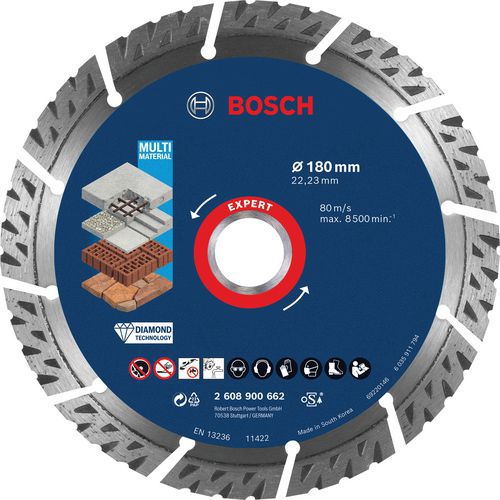 Bosch 1 Disque Diamant Multi-materiaux Expert - Bosch