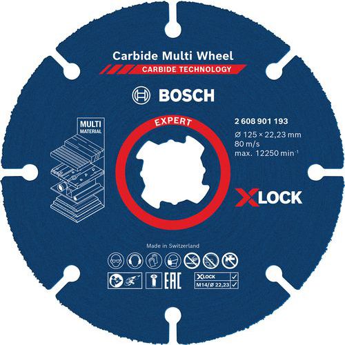 Bosch 1 Disque à Tronçonner Expert Carbide Multi Wheel X-lock- Bosch