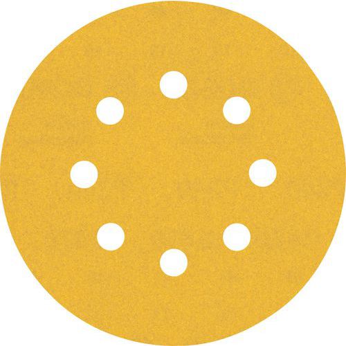 50 Disques Excentriques C470 Expert 125mm 8 Trous G240