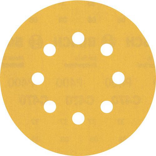 50 Disques Excentriques C470 Expert 125mm 8 Trous G400