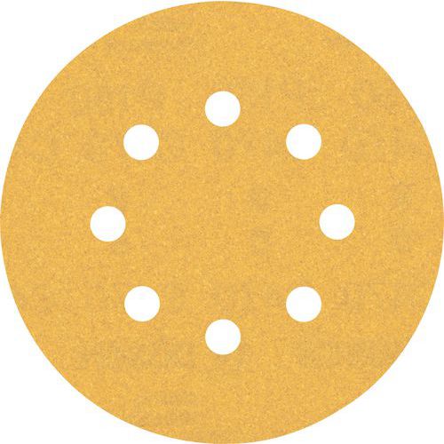 50 Disques Abrasifs 8 Trous C470 Expert 125mm G150