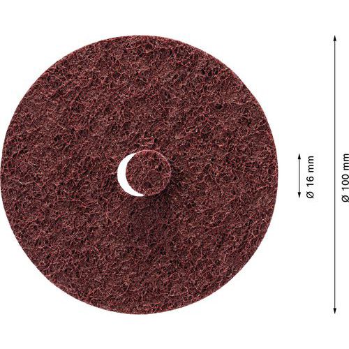 Bosch - Disque de polissage Expert N477 SCM - 100 x 16 mm - Grain Moyen - Finition Tôle d'acier