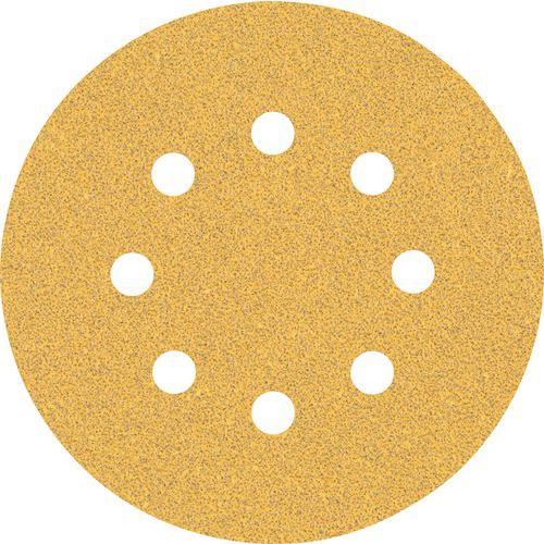 5 Disques Abrasifs 8 Trous C470 Expert 125mm G60