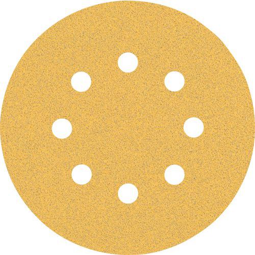 5 Disques Abrasifs 8 Trous C470 Expert 125mm G80