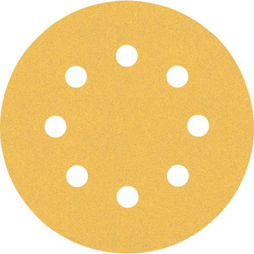 5 Disques Abrasifs 8 Trous C470 Expert 115mm G100