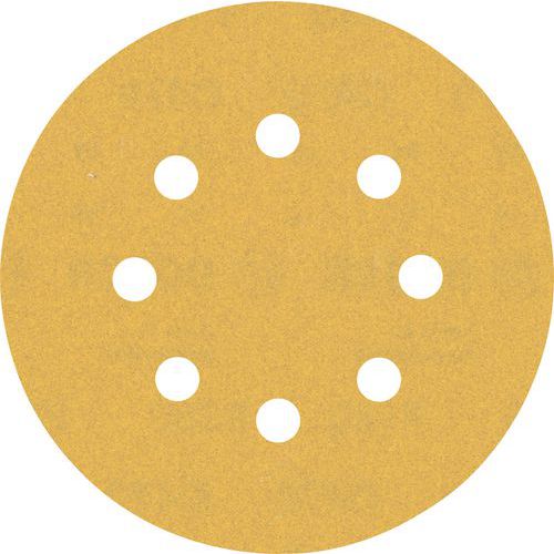 5 Disques Abrasifs 8 Trous C470 Expert 125mm G180