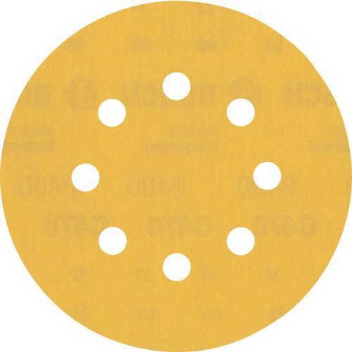 5 Disques Abrasifs 8 Trous C470 Expert 125mm G400