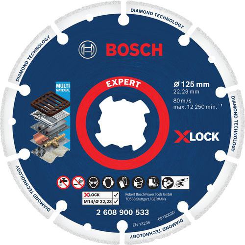 Bosch 1 Disque à Tronçonner X-lock Diamond Metal - Bosch