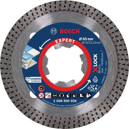 Bosch 1 Disque Diamant Xlock Céramique Rigide Expert - Bosch