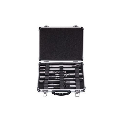 Malette Aluminium 9 Forets + 2 Burins Sdsplus-3