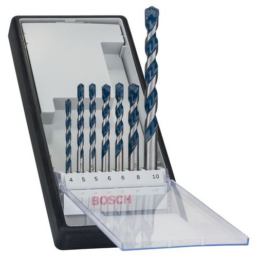 Coffret 7 Forets Materiaux Cyl-5 Pro 4/5/5/6/6/8/10mm