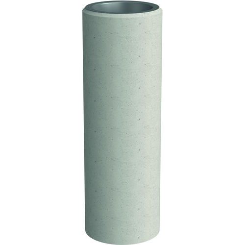 Rossignol Pro - Cendrier Béton Onyx Blanc - 0,15L Extérieur - Design Moderne