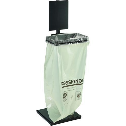 Rossignol Pro - Support Sac Poteau Rollec 110L Gris - Métal Intérieur Extérieur - Grande Capacité