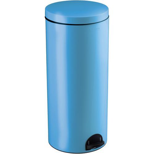 Poubelle Pour Sanitaire D'intérieur À Pédale Sanelia - 30l - Bleu